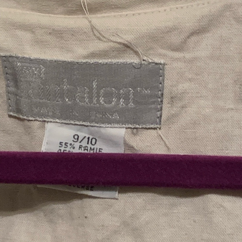 Vintage Pantalon women’s vest sz 9/10 - WHITE - Picture 2 of 3